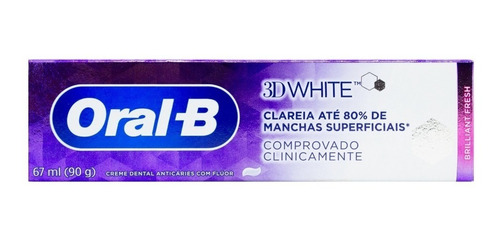 Oral-b 3d White Pasta De Dientes Blanqueadora Flúor Local