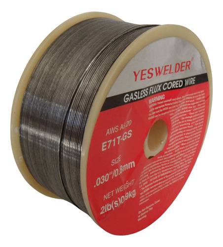 Yeswelder E71t-gs Gasless Flux Cored Wire .030/.08 3 Piezas