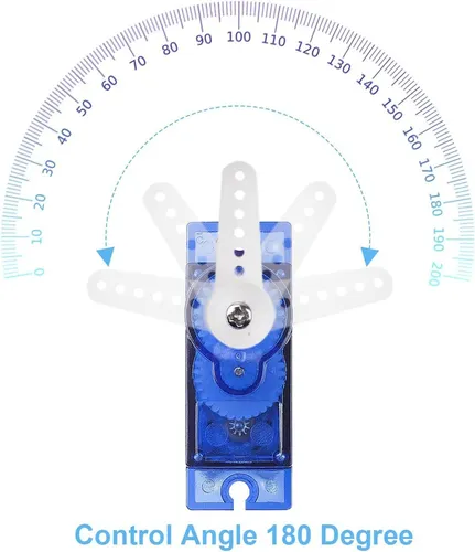 Microservomotor Miuzei Sg90 9g Metal Gear Para Arduino 10 P