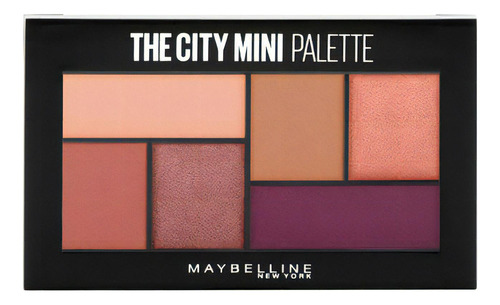 Paleta De Sombras The City Mini Blushed Avenue Maybelline Efecto Mate