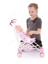 Comprar Coche Para Bebes Muñecas Niñas Juguete Muñecos Paraguita 