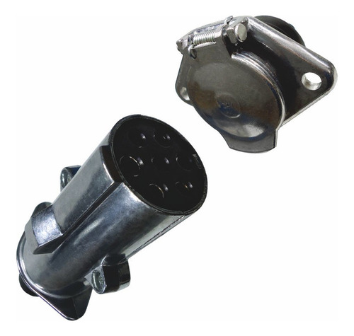 Juego Ficha Trailer Acoplado Aluminio 7 Vias Dni Iso 1185