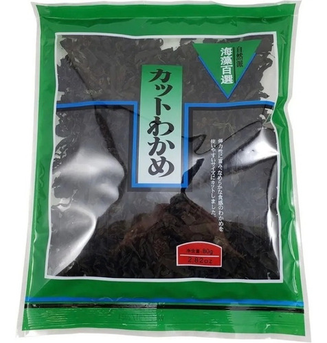 Alga marinha desidratada Zendai Wakame 80g