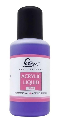 Liquido Acrílico Monomero Loveyes Profesional 120ml