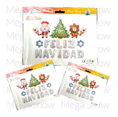 Set Globos Navidad - 19 Pcs (ml40023)
