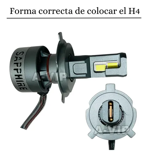 Cree Led Ir100 Black Sapphire 75w H4 + T10 Iron Led Ir100