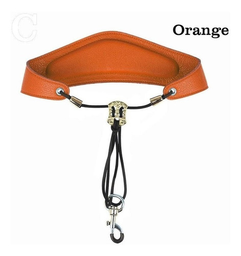 Imagen 4 de 4 de Colgador De Cuero Para Saxofón Alto O Tenor