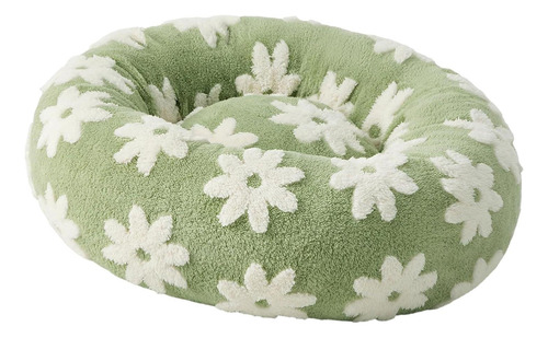 Donut Dog Bed Seasons Cozy Washable Cover Verde Grande