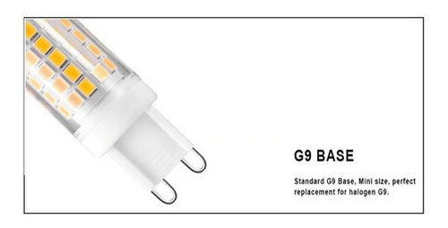 Imagem 8 de 9 de Kit 5 Lâmpadas Led G9 6w Aceita Dimmer