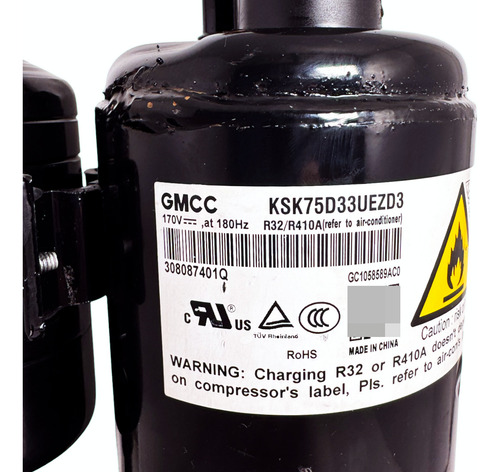 Compressor Inverter Ksk75d33uezd3 Ar Midea 38agvcc09m5