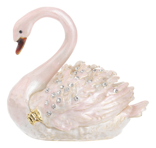 Nolitoy Joyero Diseño Cisne Diamante Pintada Mano Mini Joya