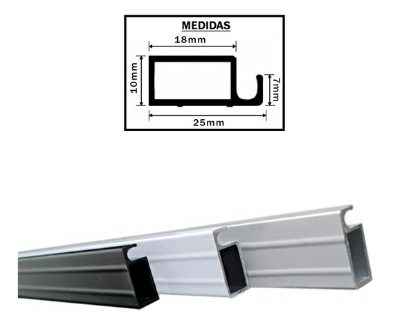 Incienso Deber vertical Perfil De Aluminio Para Tela Mosquiteira 6 Metros | MercadoLivre 📦