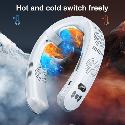 Ventilador De Cuello Recargable De 3 Velocidades