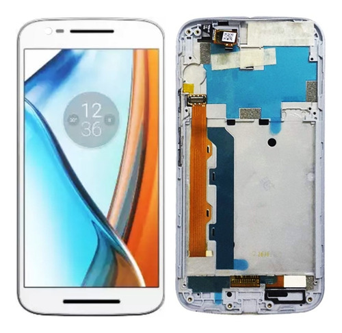 Modulo Display Compatible Con Moto E3 Xt1700 Con Marco