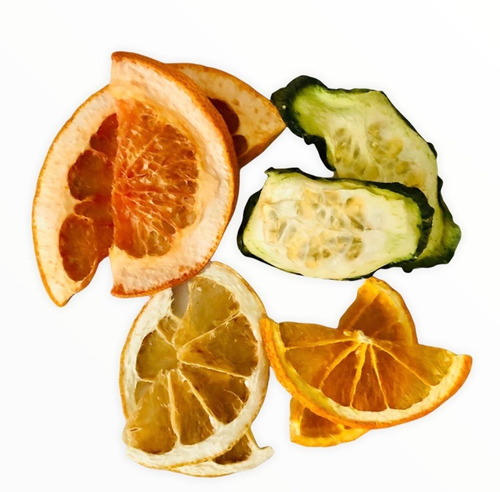 Set Fruta Deshidratada Pomelo/limón/naranja/pepino/frutilla