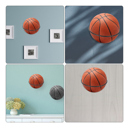 Soporte De Baloncesto Multifunción Para Montaje En Pared, 3