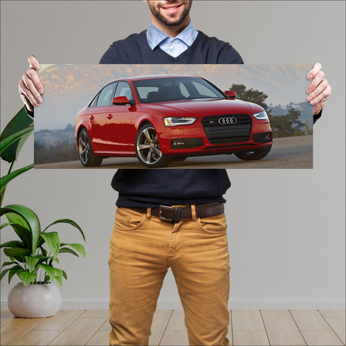 Cuadro 30x80cm Auto 2013 Audi S4 Sedan Us 87144 863