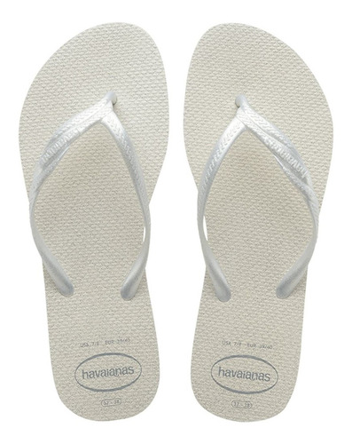 Chinelo Havaianas Feminina Fantasia Gloss Branca Original