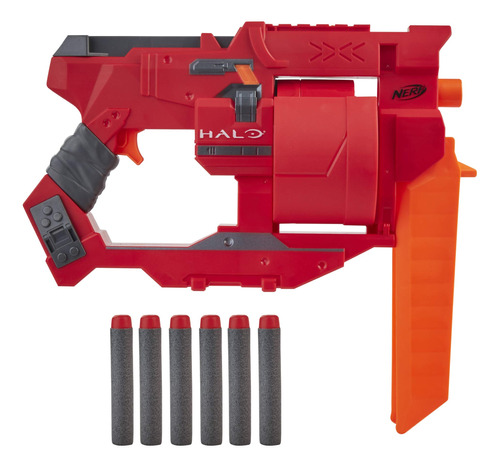 Nerf Halo Mangler Dart Blaster - Mango De Imprimacin Extrabl