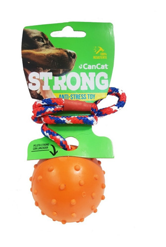 Juguetes Para Perros Pelota Soga Anti Stress Toy Cancat M