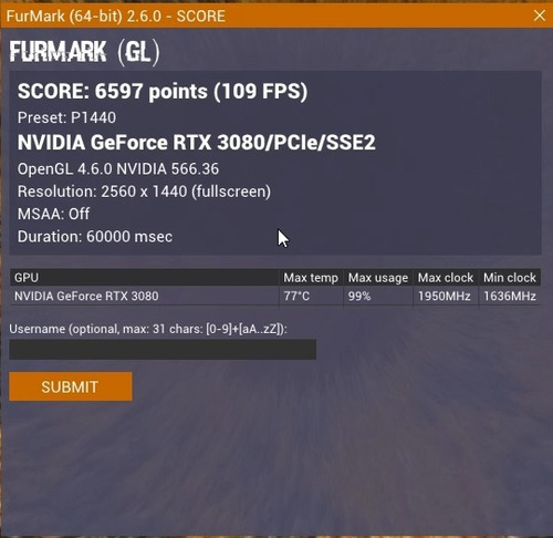 Zotac Nvidia Rtx 3080 Trinity Lhr 10gb (Usado)