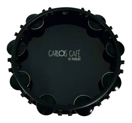 Imagem 2 de 4 de Pandeiro Contemporânea Black 12 Tarr Dup Carlos Café 40pbcf