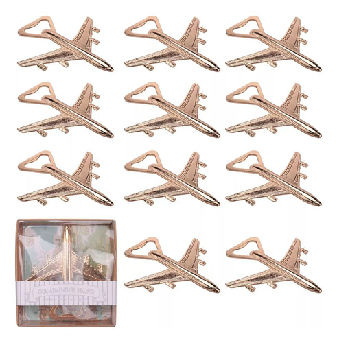 Abridor De Botellas De Avión De Metal Para Regalo De Boda Pa