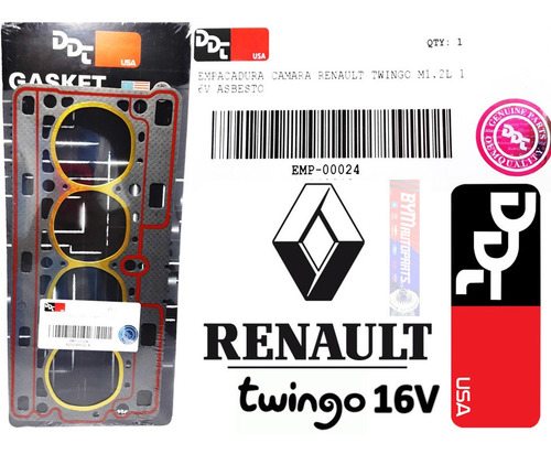 Empacadura Camara Renault Twingo 1.2 16v Ddt Americana 