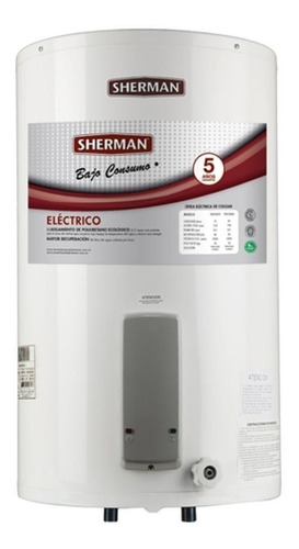 Imagen 1 de 1 de Termotanque eléctrico Sherman Eléctrica TECC085 blanco 85L 220V