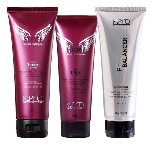 K.pro Intense Shamp 240ml + Cond 200ml E Ph Balancer 230ml