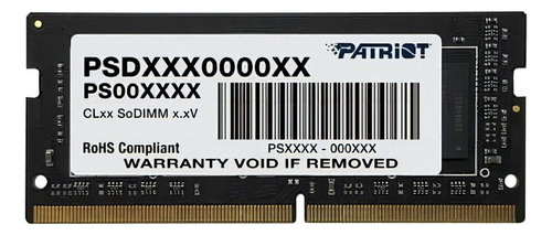 Memória RAM Signature color preto  16GB 1 Patriot PSD416G320081S