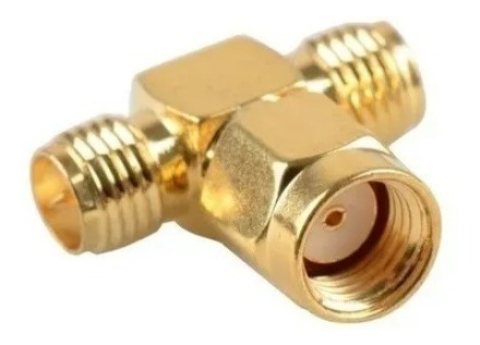 Conector Sma T Antena Adaptador Sma Macho A 2 Sma Hembra