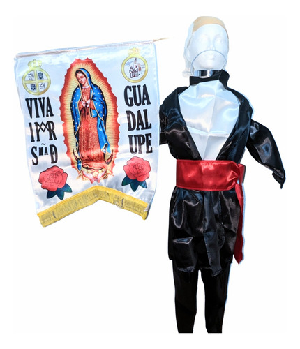 Disfraz Traje De Miguel Hidalgo Y Costilla Peluca Premium Niño