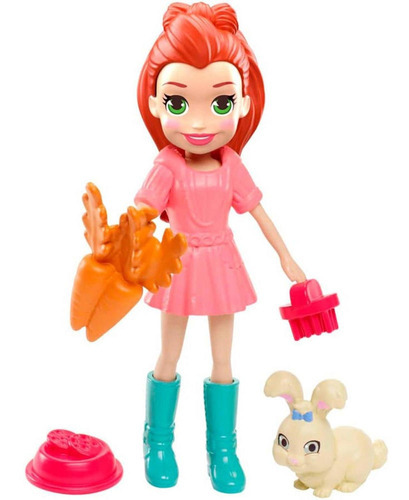 Polly Pocket Lila Y Su Conejito Gdm11