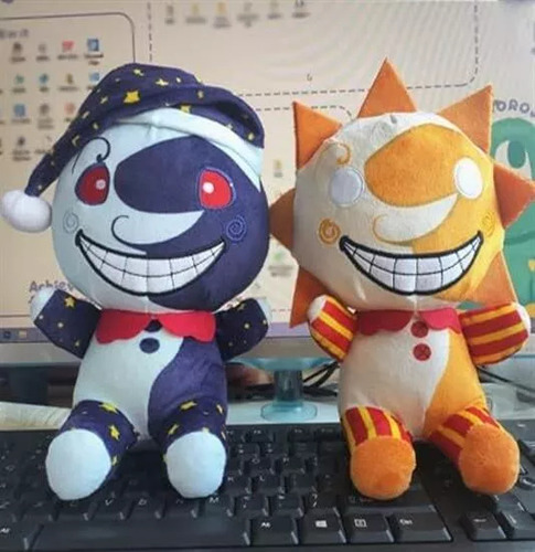 Kl Figura De Felpa Sundrop Fnaf Moondrop De 2 Piezas