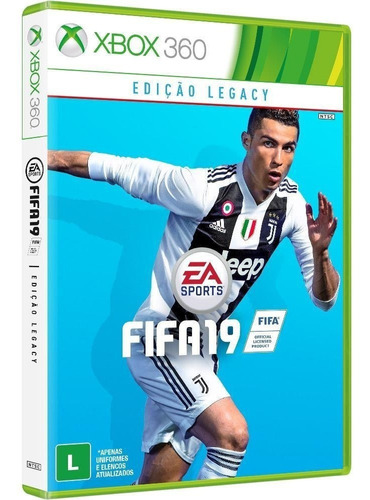 Fifa 19 Xbox 360 Original / Português / Mídia Física Lacrado