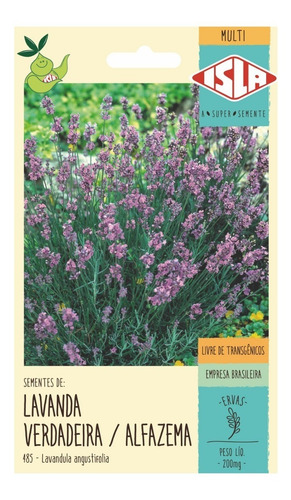 Imagem 2 de 4 de Sementes De Lavanda Verdadeira/alfazema