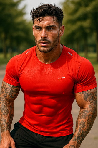 Paquete 5 Playeras Deportivas Comodas Para Ejercicio Hombre