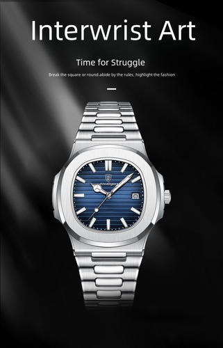 Reloj De Cuarzo Impermeable Poedagar 613 Para Hombre