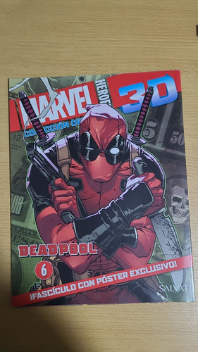 Figuras Marvel Heroes 3d Pack Deadpool/cap America/wolverine