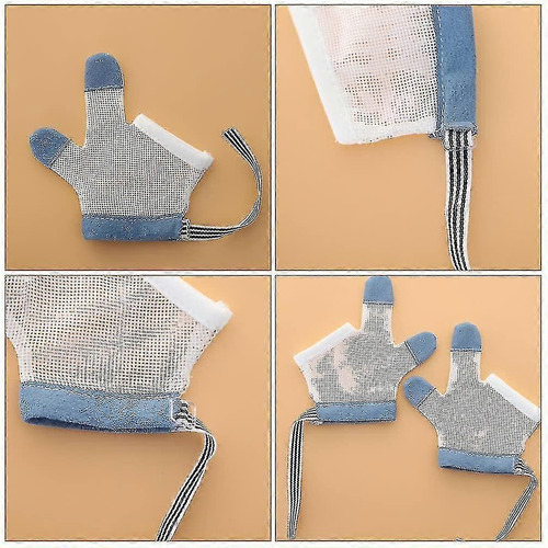 2 Pares De Protectores De Dedos Para Evitar Chuparse El Dedo