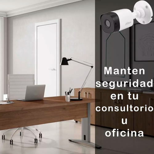 Kit De Video Vigilancia 4 Cámaras Bala 1mp B1a11 Dahua - Dvr 4 Canales High Defenition 720p - Disco 1tb - Cables 20 Mts - Accesorios Kitdah4bp1mc1tb Cctv Circuito Cerrado Procam