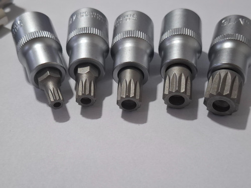 Jg Chave Soquete Multidentado 5pcs M8 M10 M12 M14 E M16