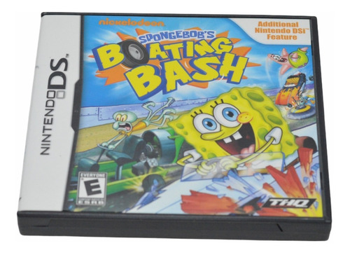 Bob Esponja Boating Bash Videojuego Nintendo Ds Usado