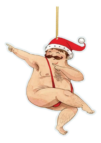 2 Paquetes De 2 A 6 Adornos Navideños Para Árboles Divertido