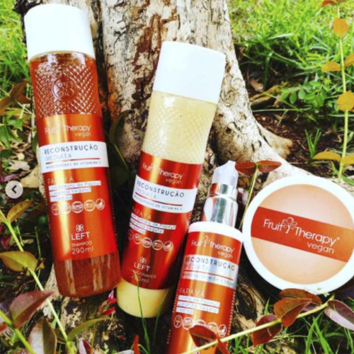 Shampoo E Condicionador Reconstrução Imediata Papaya Left