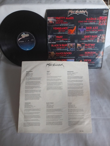 Lp Disco De Acetato De The New Glatiator Quiet Riot Kick Axe (Usado)
