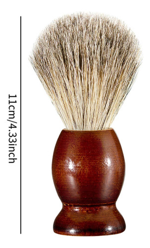 3pcs Hombres Afeitándose El Cepillo De Barba, Kit De