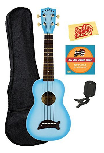 Ukelele Soprano Con Funda Dura Sintonizador Y Dvd Instructiv