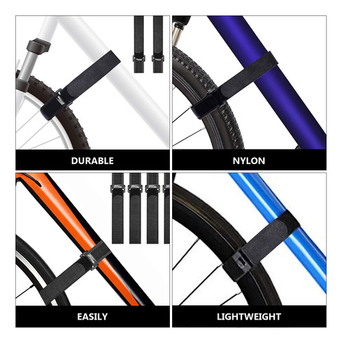 Bandas De Fijación De Ruedas De Bicicleta, 4 Unidades, Corre